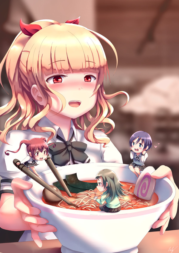 ラーメン大好き小泉さん - 空腹の小泉さんと美沙,悠,潤
