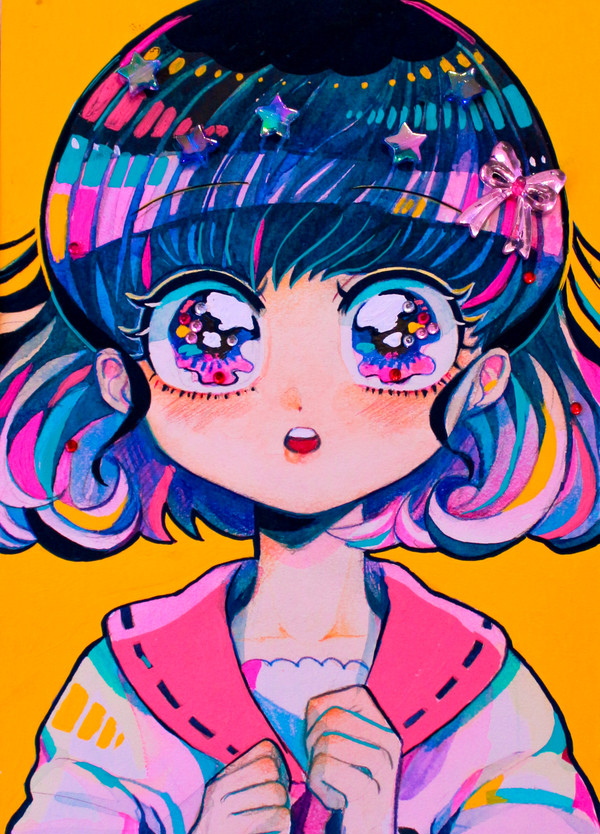「なんて!」