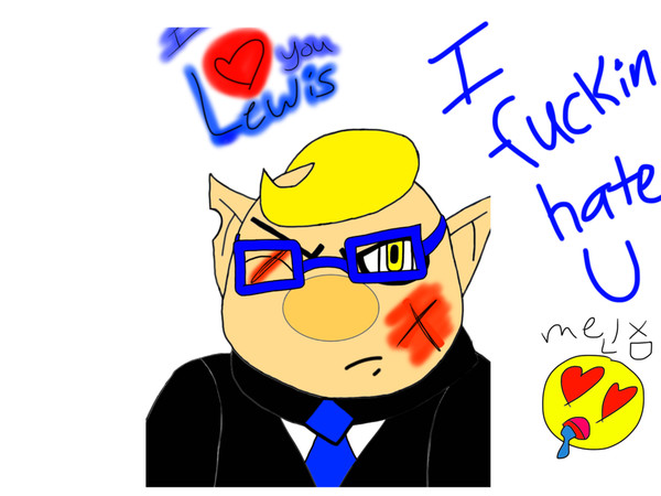 Lewis with glasses