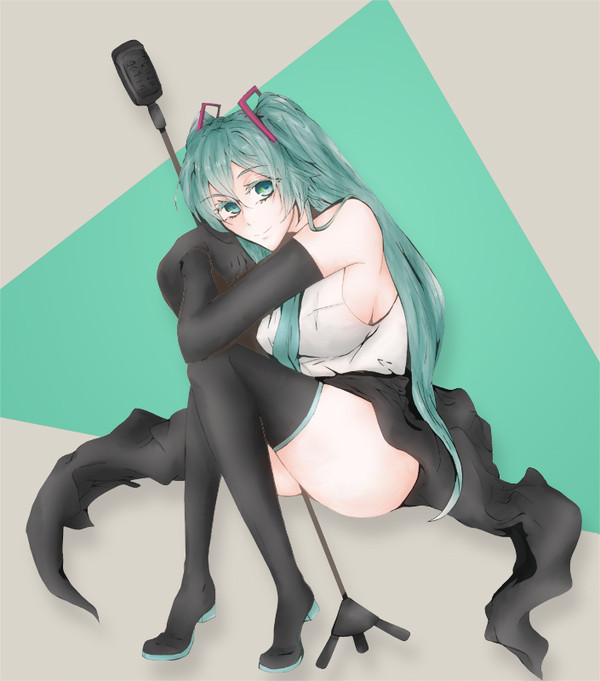 ミクちゃんを愛でる。