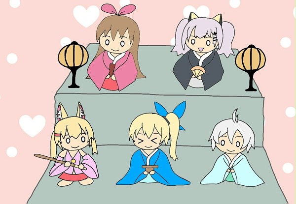バーチャル四天王のひな祭り