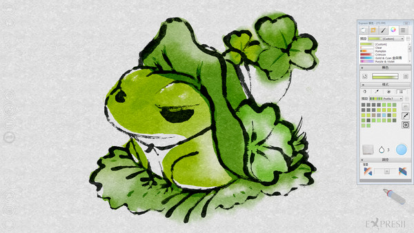 水墨風で旅かえる