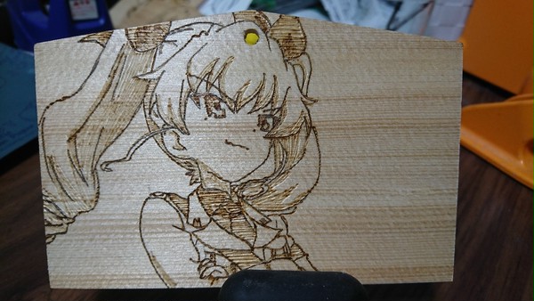 ウッドバーニング 絵馬 ガルパン