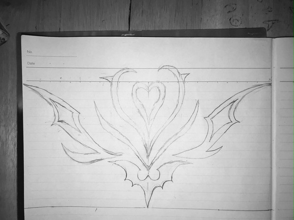 描いてみた(๑´≧ڡ≦`๑)てへ