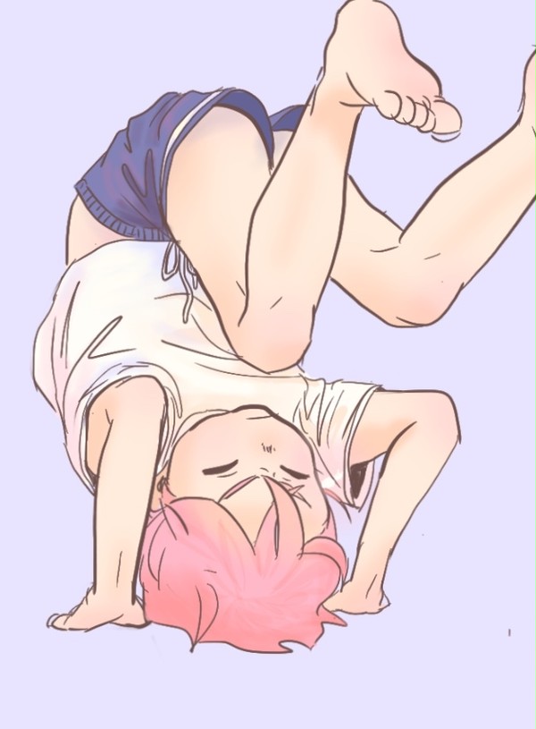 秋田くんは後転できなさそう