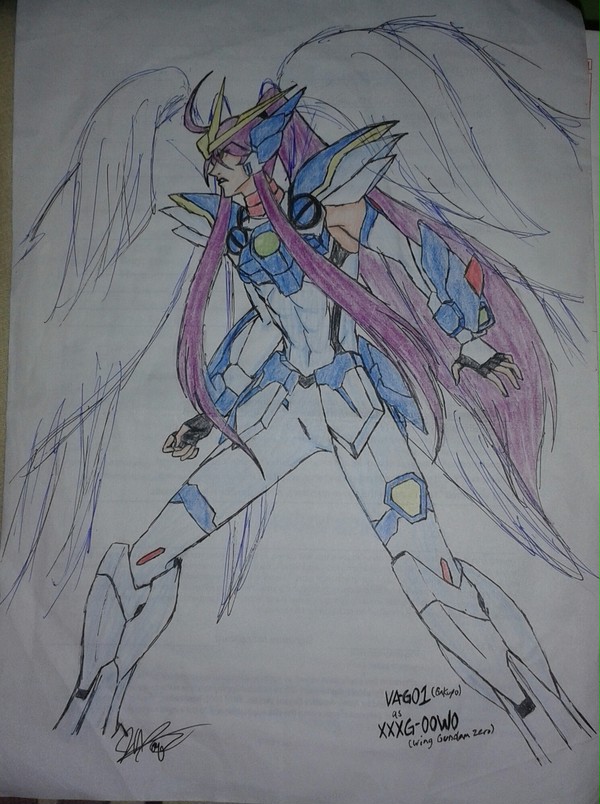 Gakupo as Wing Zero Custom
