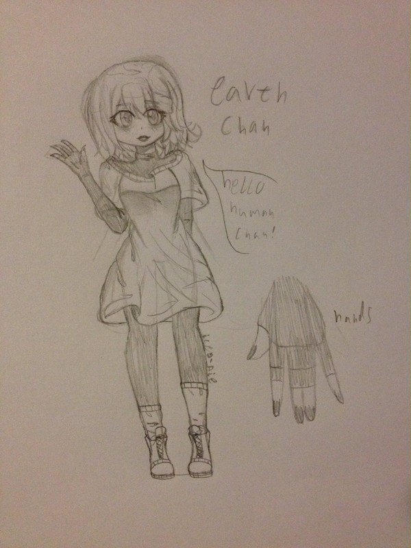 Earth chan full body concept