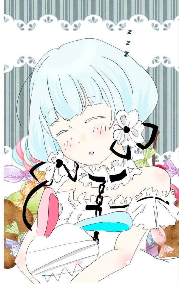 お昼寝中
