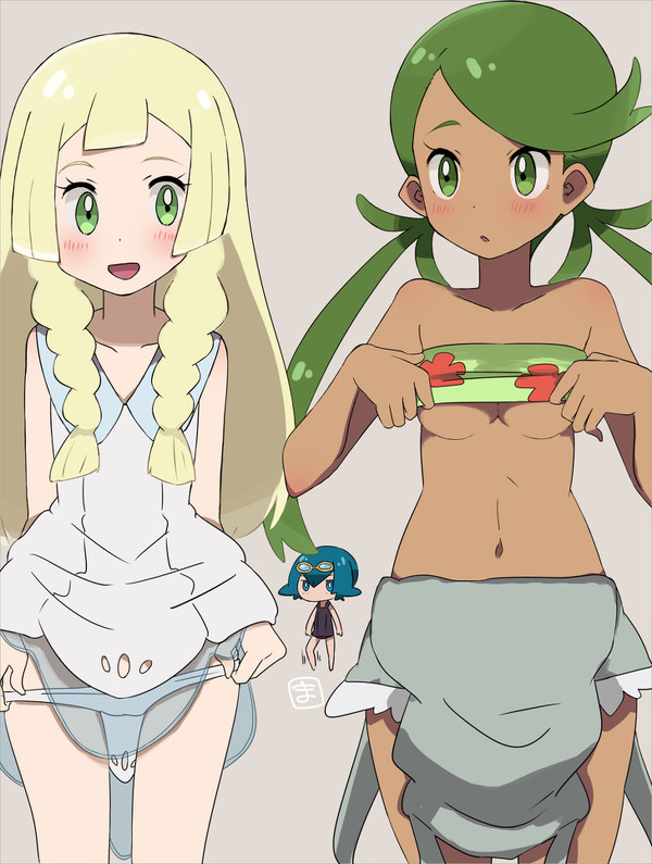 リーリエとマオ