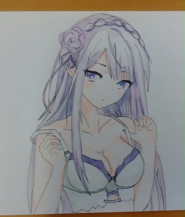 Emilia-tan from Re:Zero
