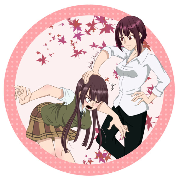 Harumin and Mitsuko - Colored