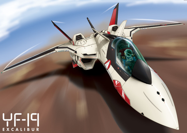 YF-19真面目に描いてみた
