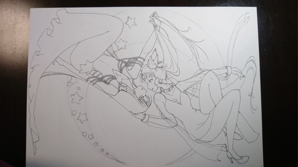 ブラックレディとミストレス9 落書き