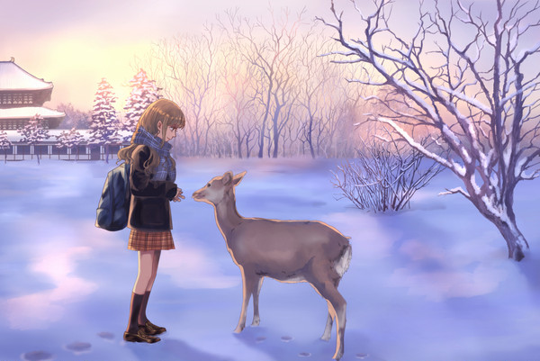 雪の朝