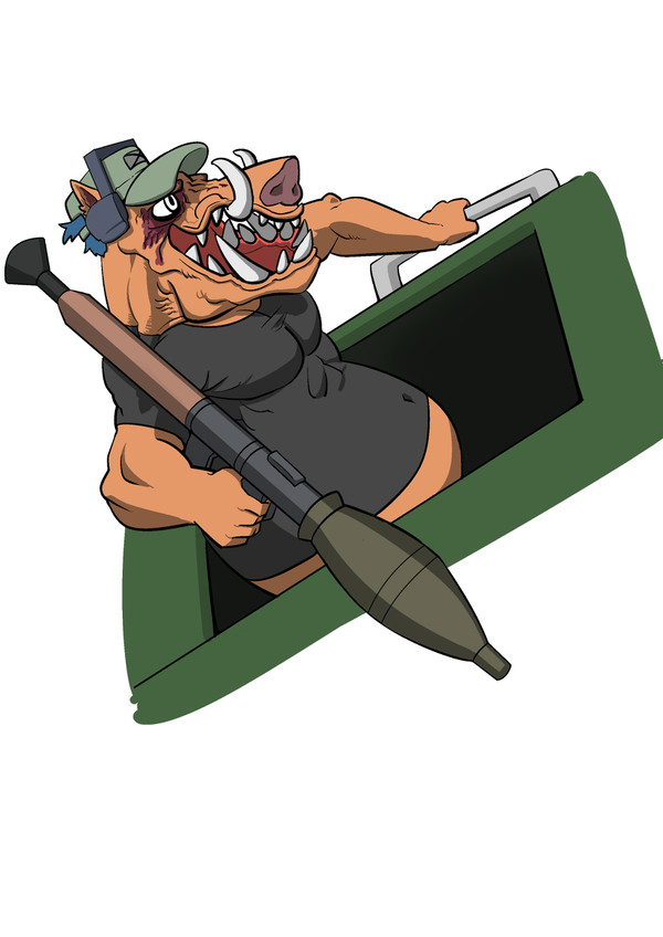a pig