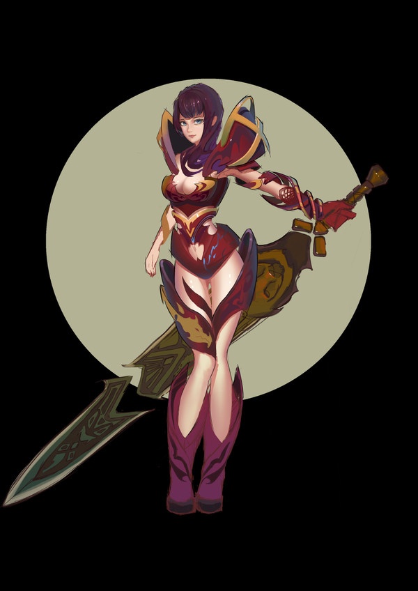 女。。。女战士。。。