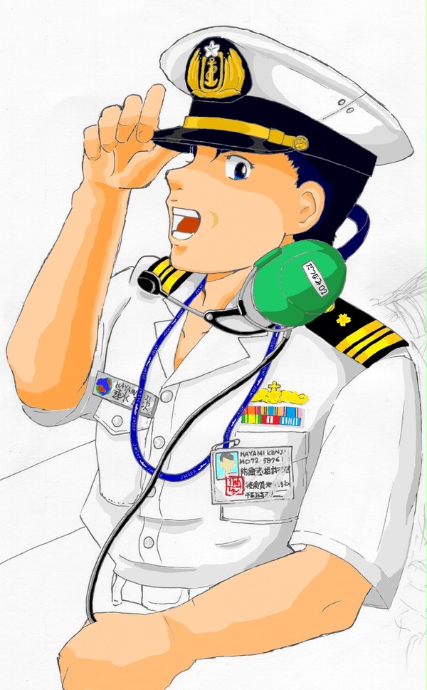 速水３佐ペインタ―着色（とりあえず完成）