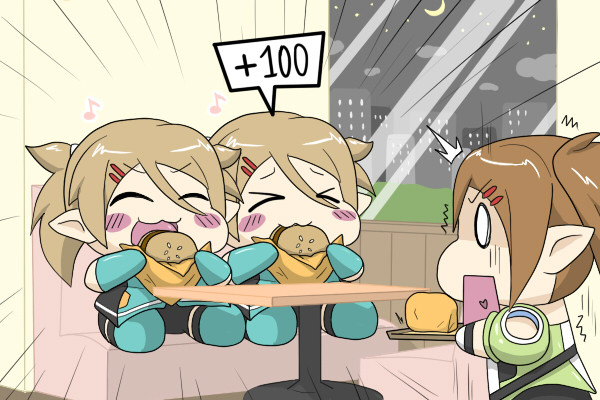 +100メセタでパティが二倍