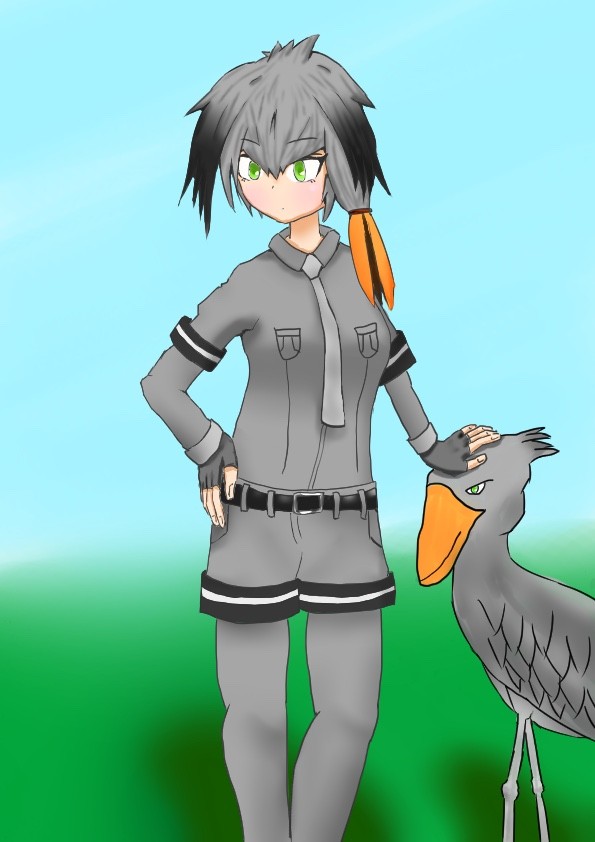 ハシビロコウちゃん