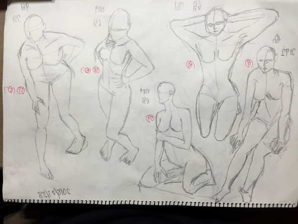 数分クロッキー⑨