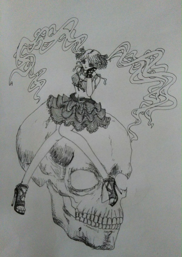 恵さんを描いてみた