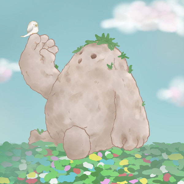 風の中
