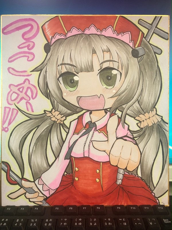イベントアフター色紙アップマン
