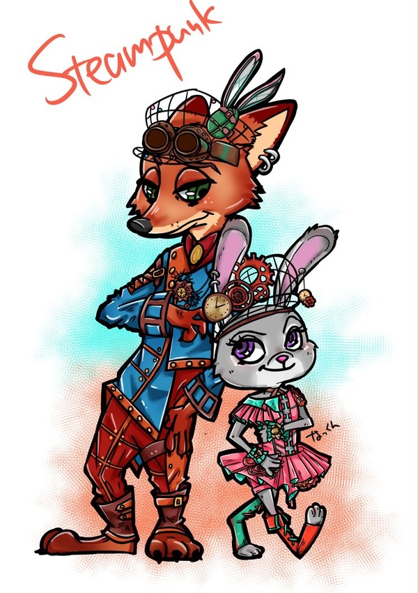 スチームパンク ニック&ジュディ