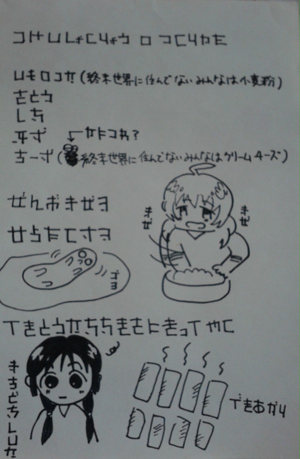 少女終末旅行・固形食糧の作り方