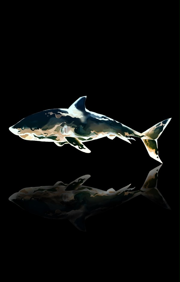 ガラスのサメ