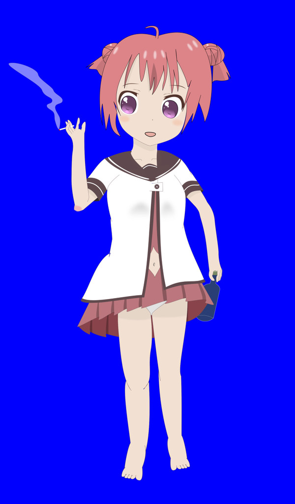 喫煙へそ出しあかり.BB