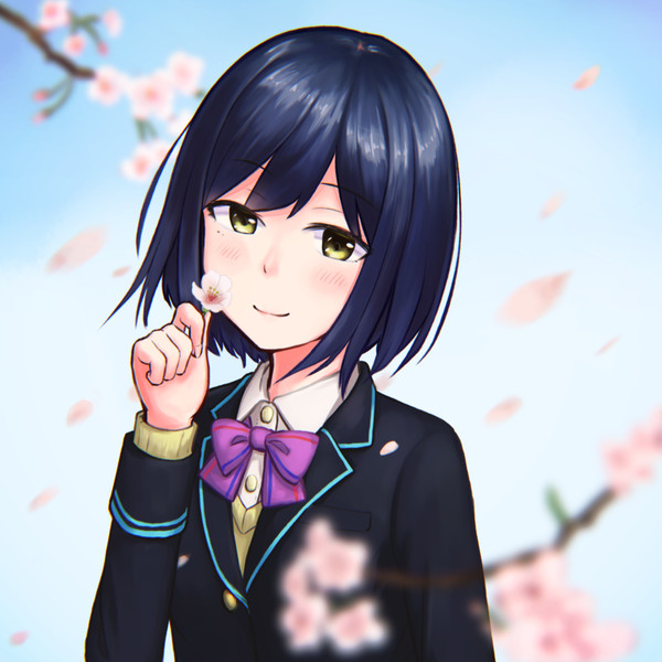 桜舞い散りん