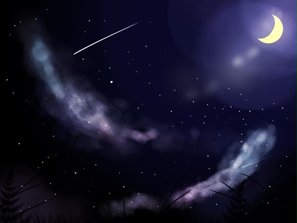 なんちゃって夜空