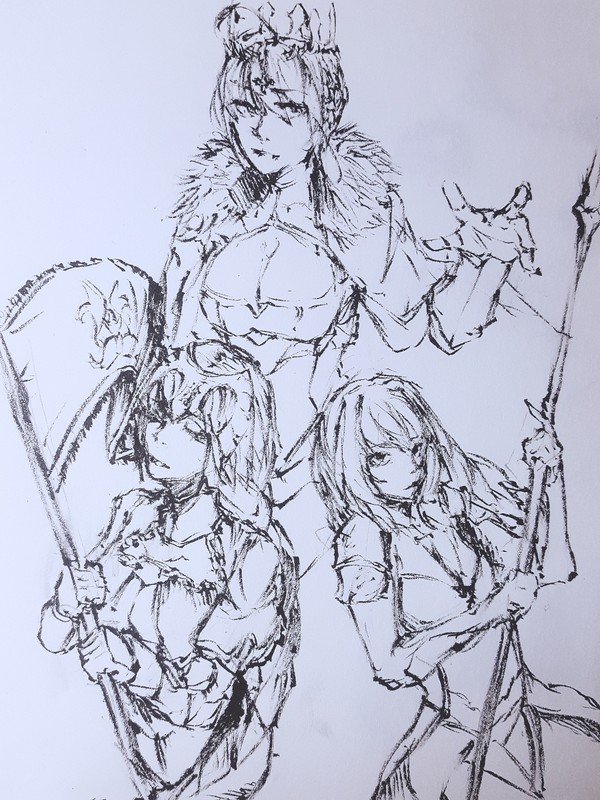 Fate らくがき