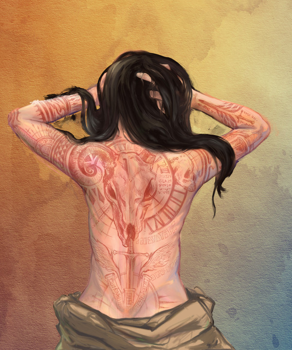 tattoo girl -1-