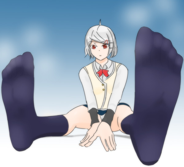 放課後の蒸れた足裏　＋素足差分