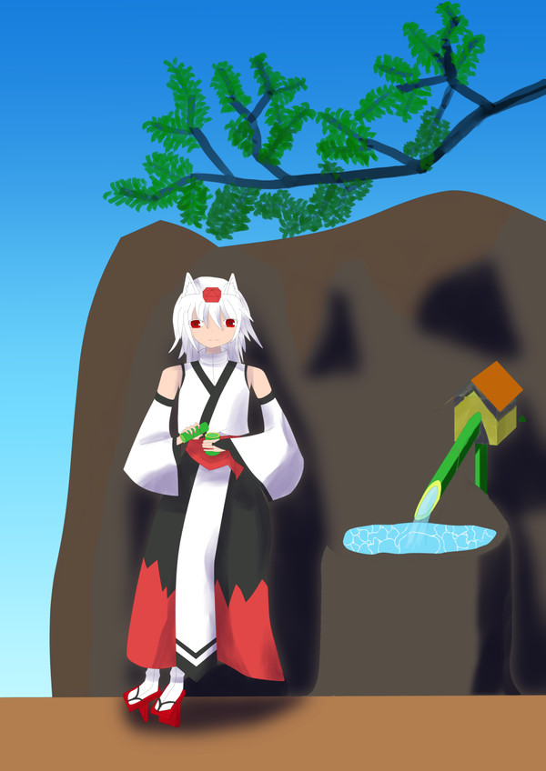 木陰で一休み