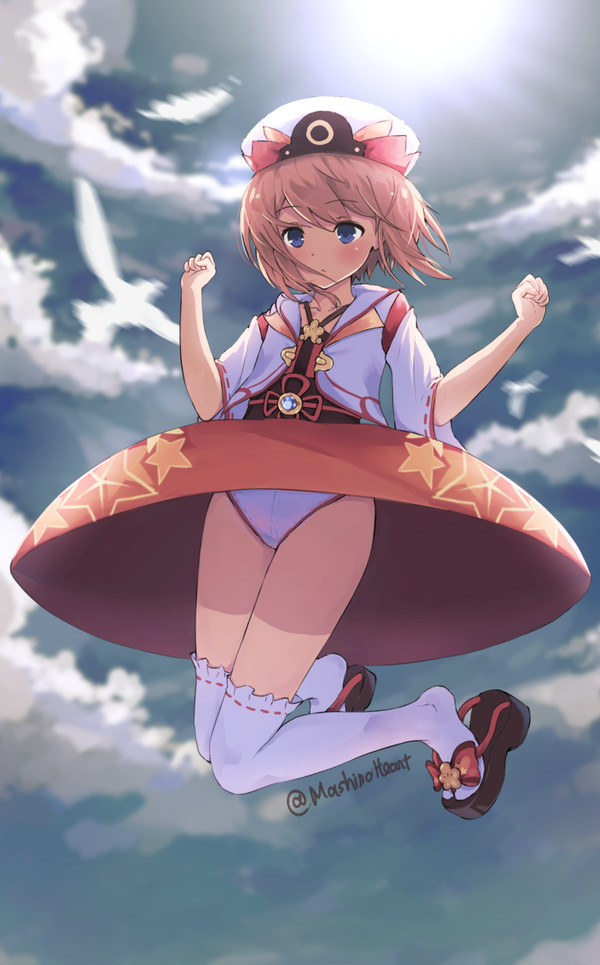 落下傘の巫女のブランちゃん
