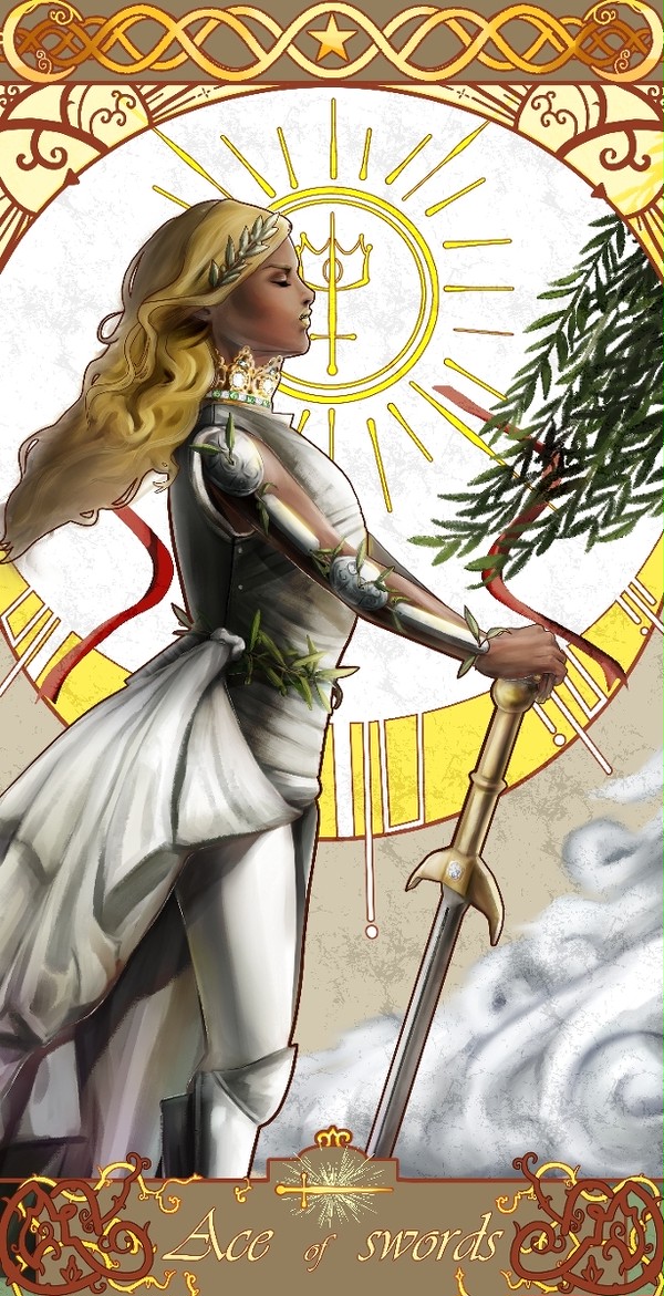 Tarot minor arcana Ace of swords