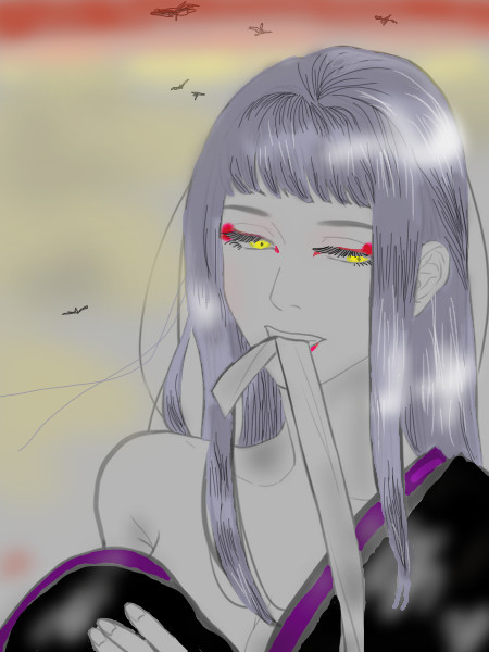 黄昏の鴉女