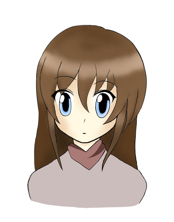 髪の毛練習