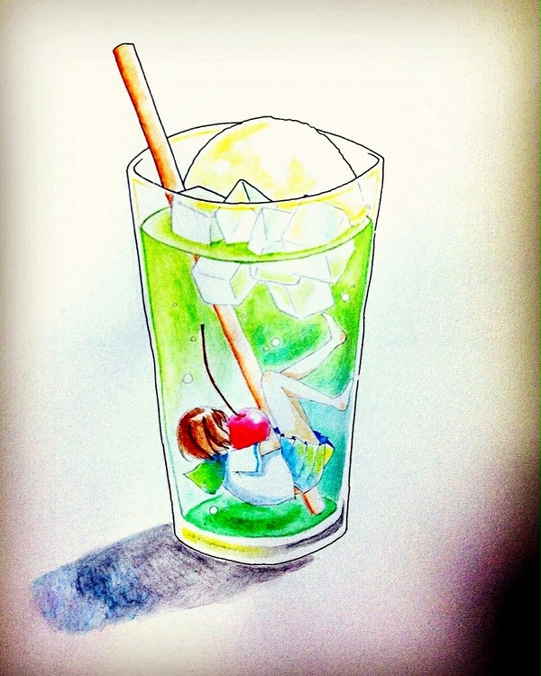 メロンクリームソーダ