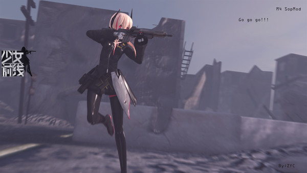 Girls Frontline M4 Sopmod