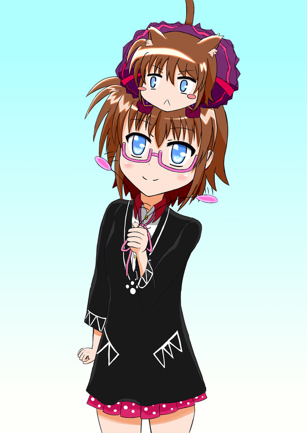 シュテゆと遊んでいるシュテル