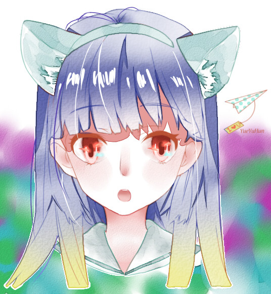 水彩练习 图源贴吧