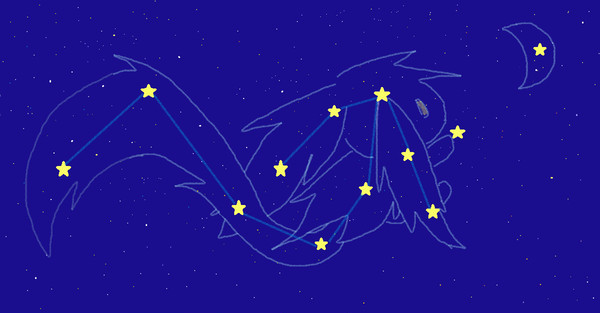 キラキラ夜空