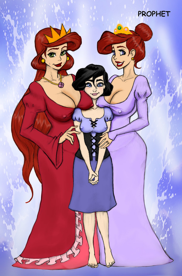 Athena, Melody and Ariel Color