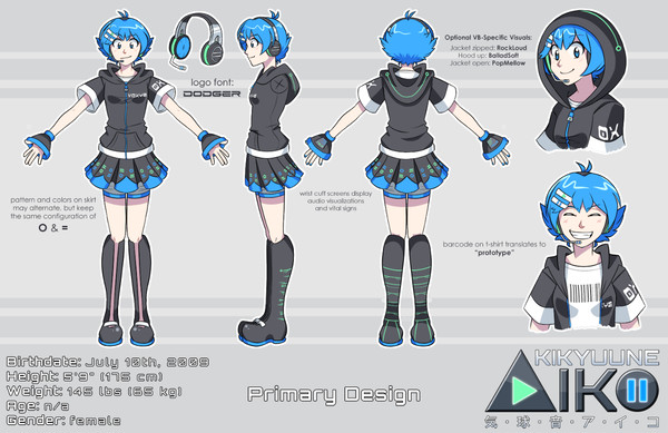 気球音アイコ Reference Sheet