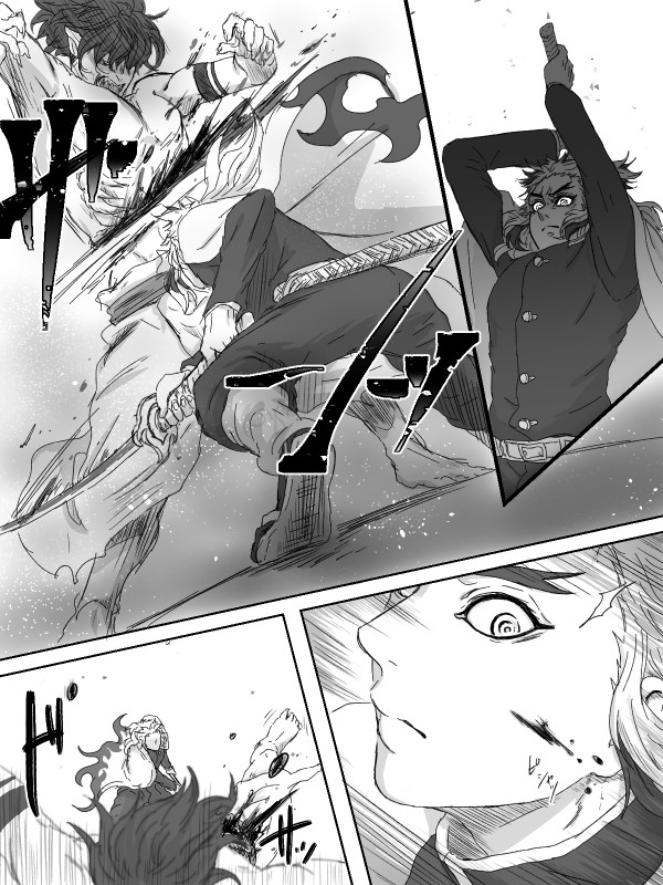 【鬼滅】炭治郎と小さくなった炎柱 後日談