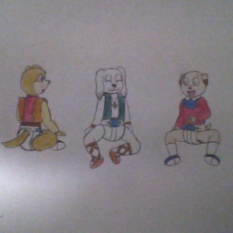 チッポ&ペコ&ハチ